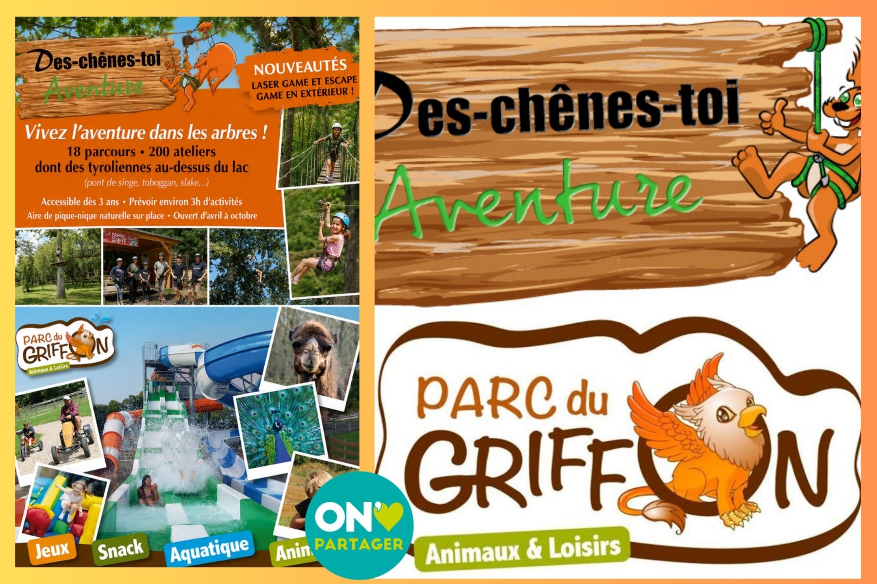 Parc du Griffon et Des Chênes toi aventure